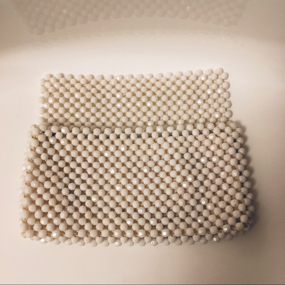 Hand Beaded Vintage Clutch - Beautiful Glamorous - Picture 2 of 4
